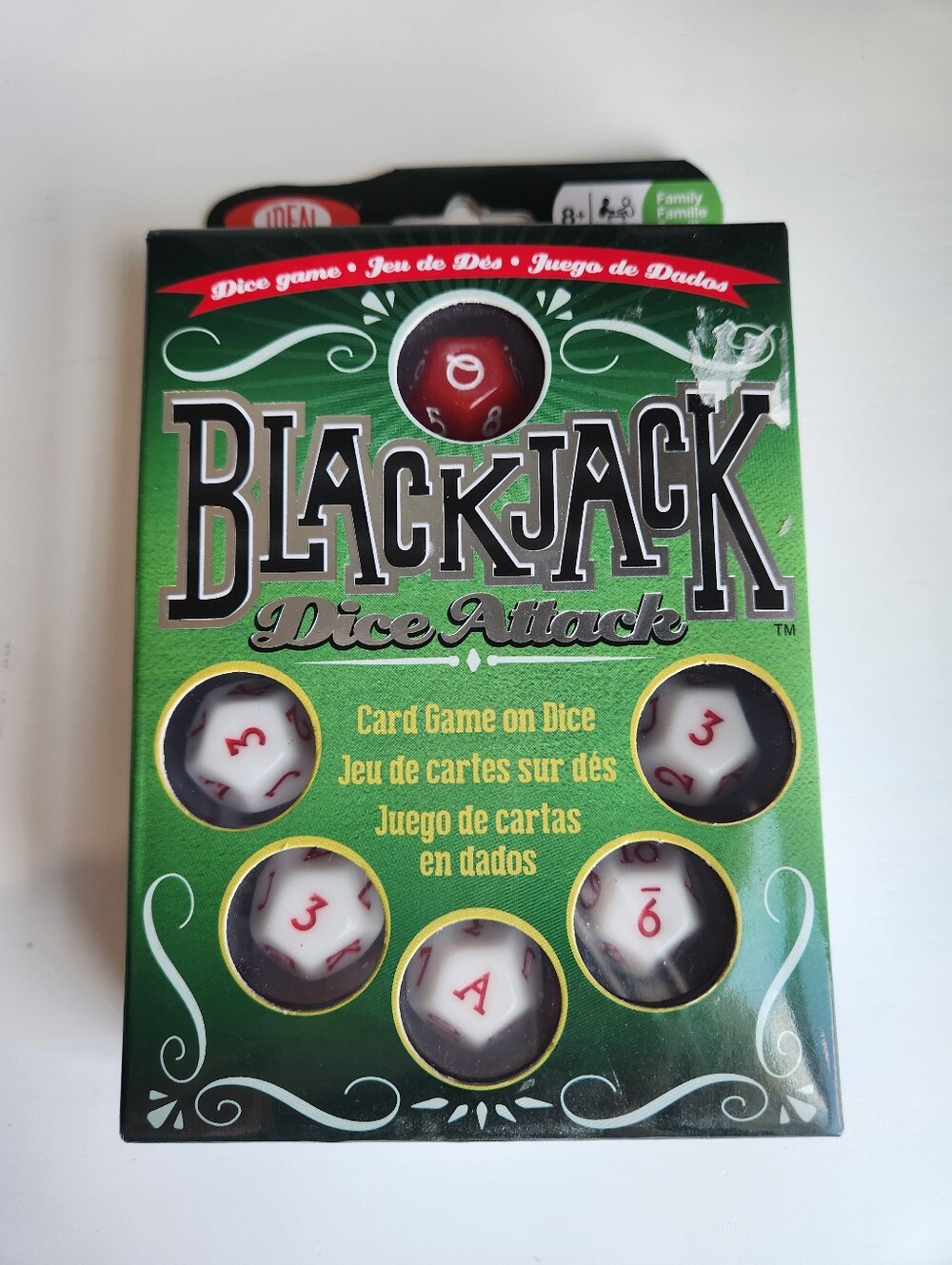 New Sealed Alex Brands Ideal Blackjack Dice Attack